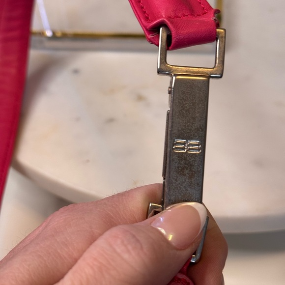 Balenciaga RARE 90s Pink Shoulder Bag EUC - Picture 12 of 15